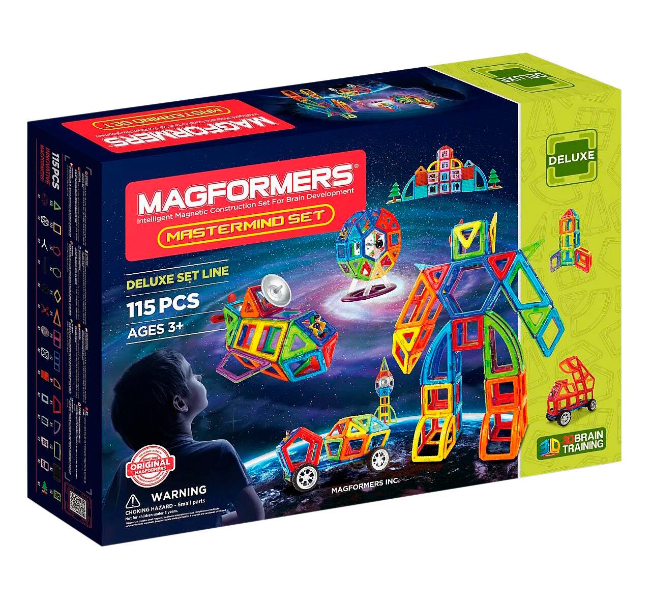 Magformers Mastermind Set, 115 Pieces 2040354